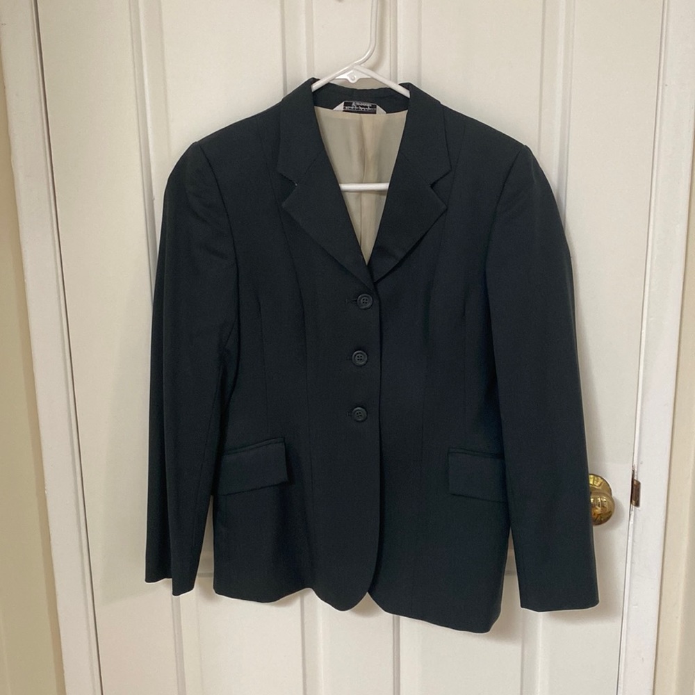 Hunter green womens equestrian hunt coat